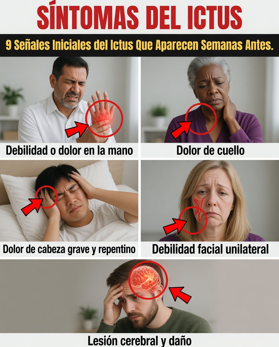 9 Señales tempranas de un accidente cerebrovascular que pueden aparecer hasta 1 semana antes: lo que tu cuerpo está tratando de decir
