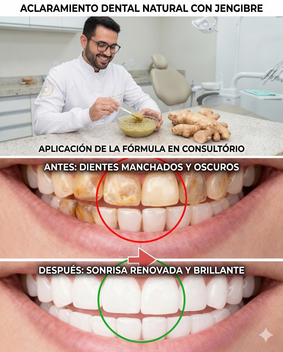 Blanqueamiento dental con jengibre: antes y después – qué hay realmente detrás de la tendencia