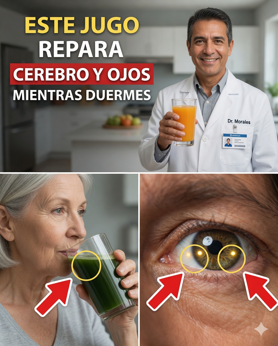 Los 5 mejores jugos naturales para mejorar la visión y fortalecer la memoria mientras duermes