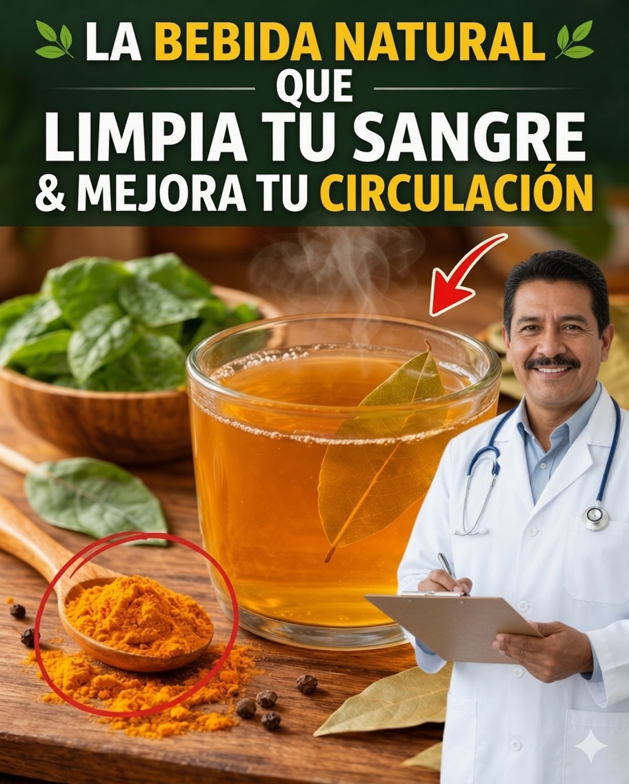 Descubra el poder suave del té de menta, cúrcuma y laurel para una limpieza natural de la sangre