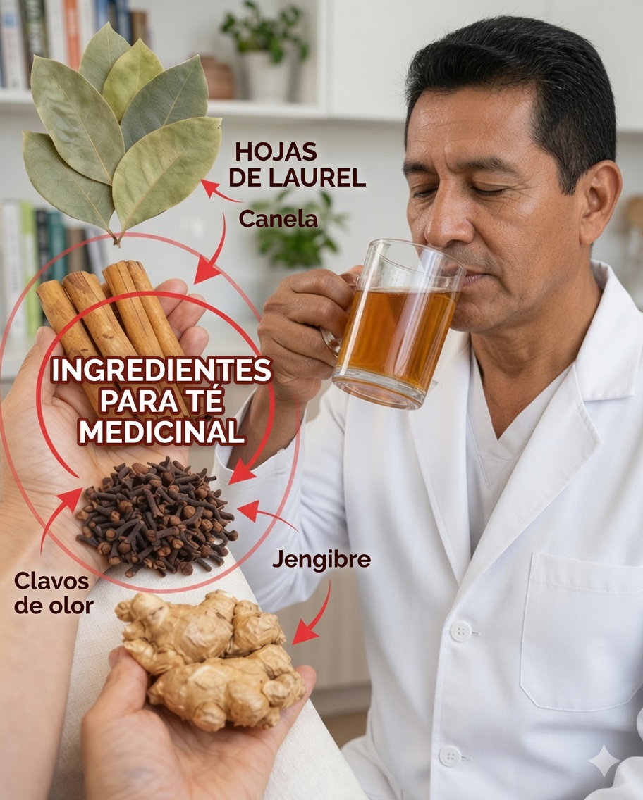 Té de laurel, clavo y jengibre: apoyo natural para las articulaciones, la digestión y el bienestar del hígado