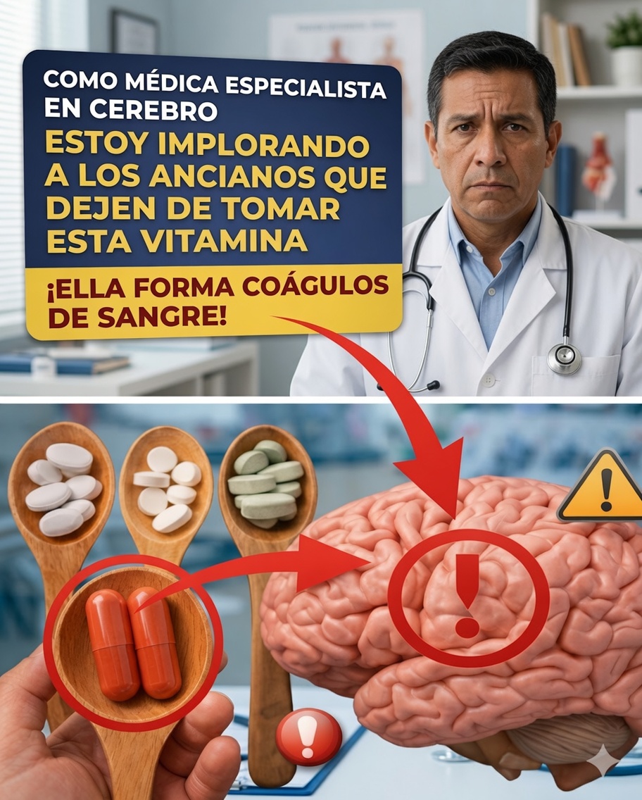 Como médico, me quedé en shock: esta vitamina puede aumentar el riesgo de ACV de la noche a la mañana