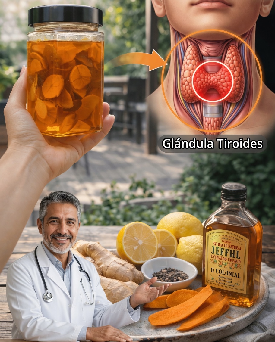 Cómo apoyar naturalmente la salud de la tiroides con una receta sencilla de cúrcuma, jengibre y limón