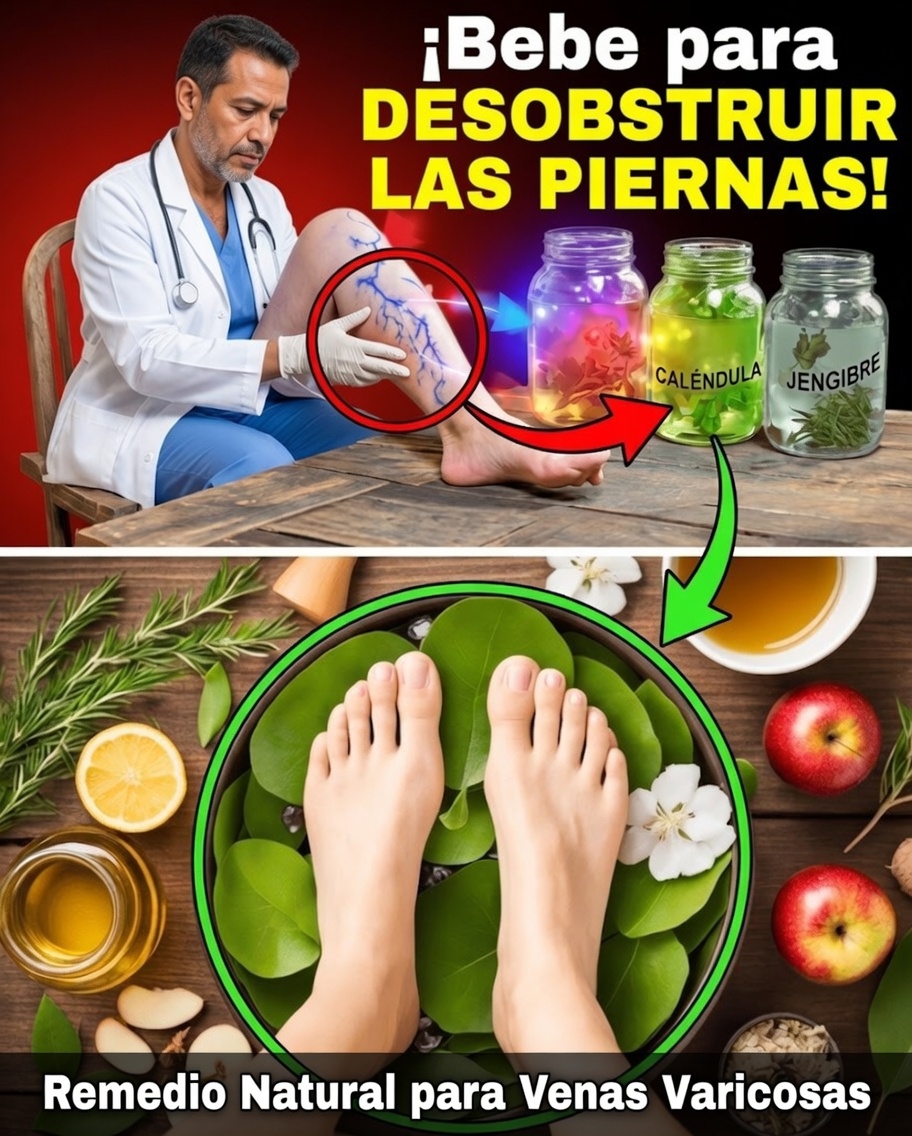 Las 5 mejores bebidas naturales para mejorar la circulación de las piernas y el flujo sanguíneo (inspiradas en Barbara O’Neill)