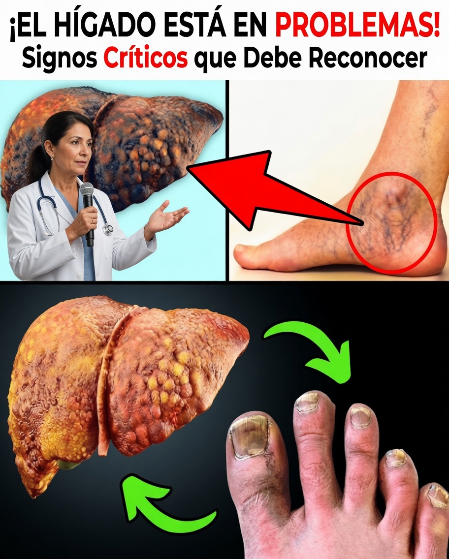 Lo que tus pies podrían estar diciéndote sobre tu hígado: no ignores estas señales ocultas