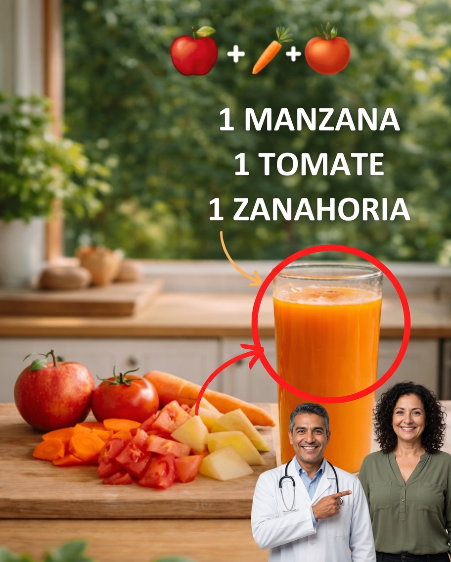 12 Razones para Beber Jugo de Tomate, Zanahoria y Manzana Todas las Mañanas