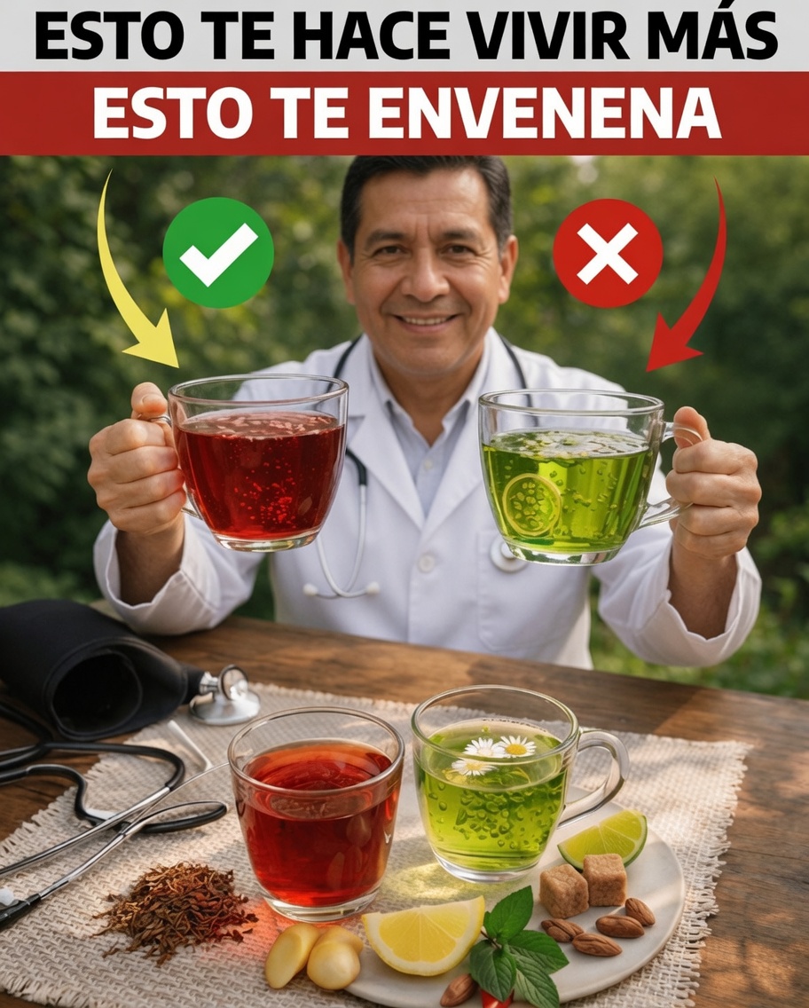 ¿Más de 60 años? Descubra 4 tés que requieren precaución y 4 opciones suaves para su día a día