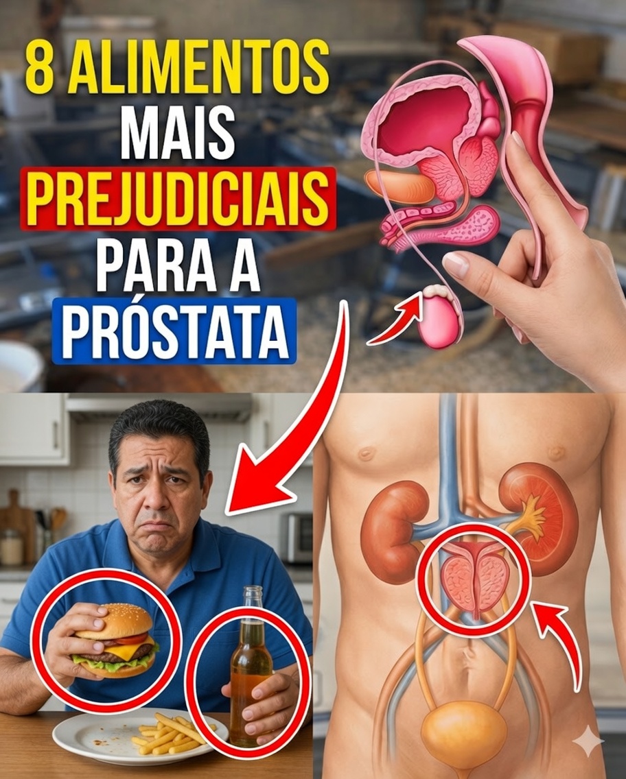 8 Alimentos Más Perjudiciales para la Próstata: Evítelos Ahora para Alivio