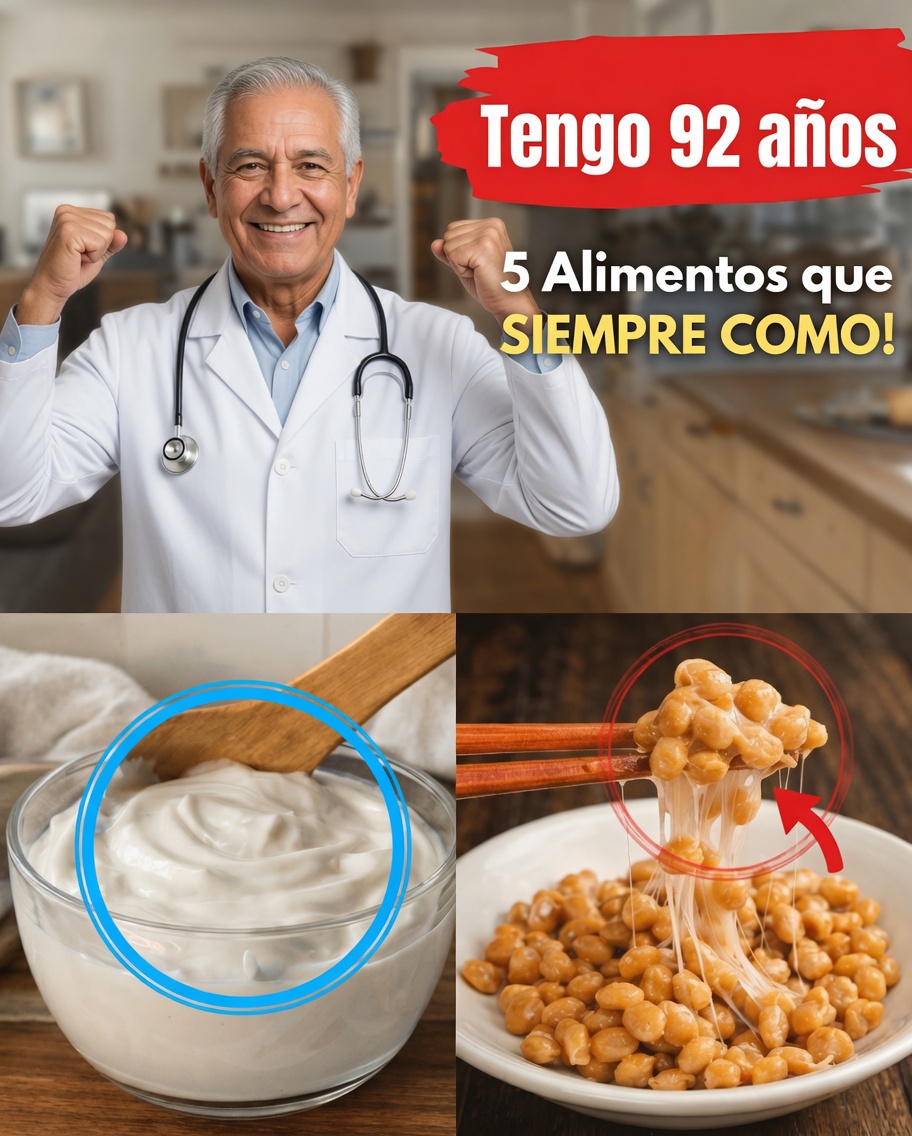 ¡Como estos 5 alimentos y NO envejezco! Instructora japonesa de 92 años revela sus secretos