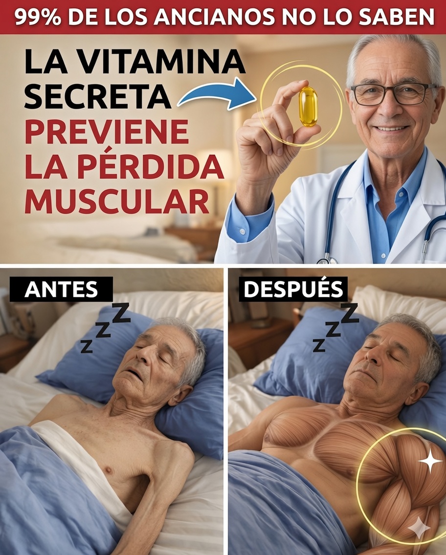 Toma estas 3 vitaminas para ayudar a prevenir la pérdida muscular después de los 60: mantente fuerte e independiente