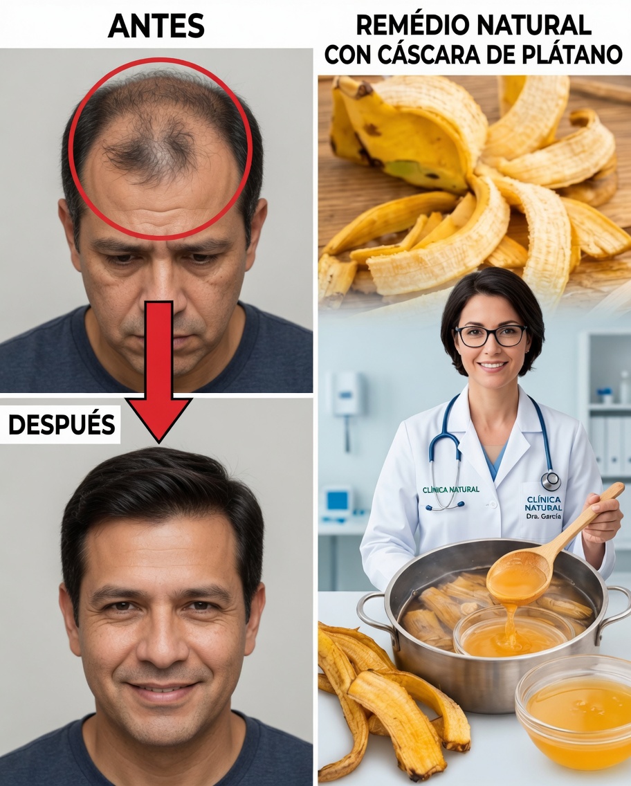 ¿El cabello canoso vuelve a ser negro de forma natural? La verdad sobre la cáscara de plátano para revertir las canas y estimular el crecimiento capilar