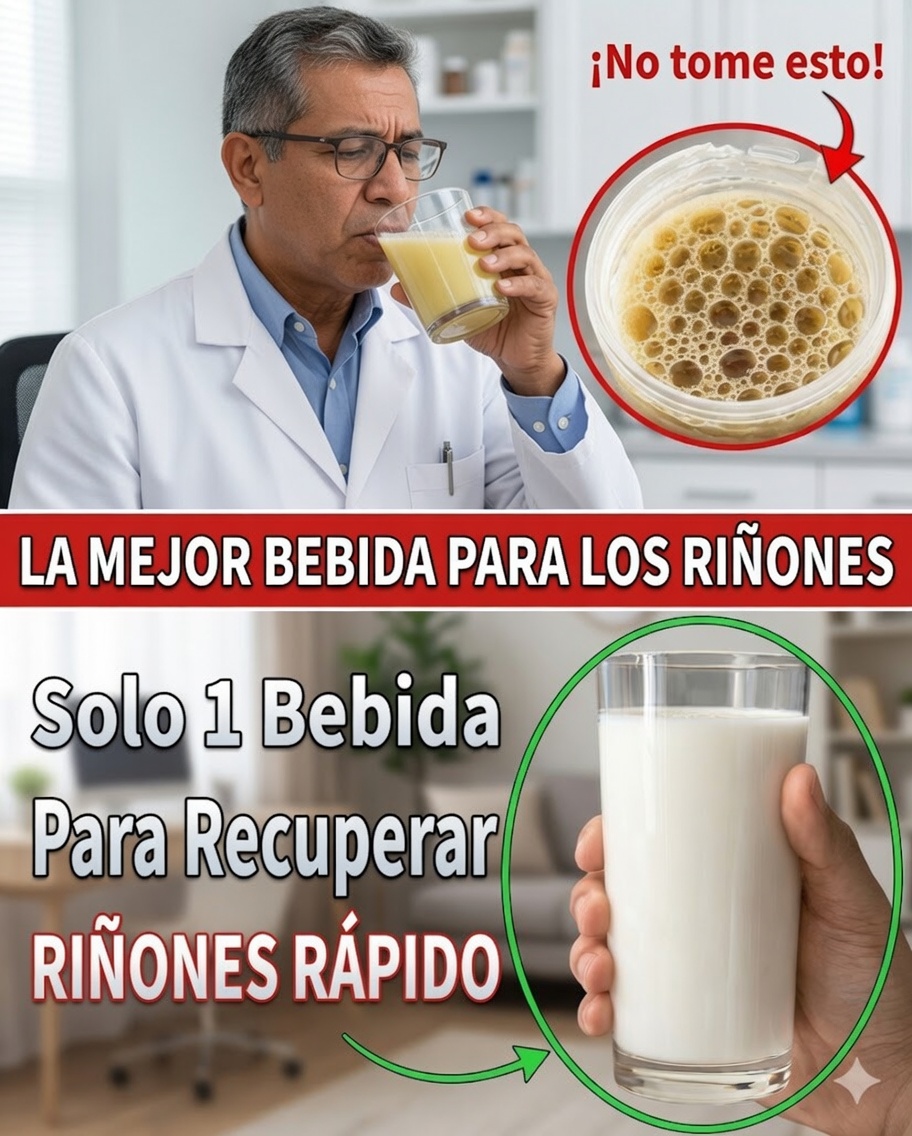 Las 5 mejores bebidas para la salud de los riñones: hábitos sencillos que pueden ayudar a reducir la creatinina y controlar la proteinuria
