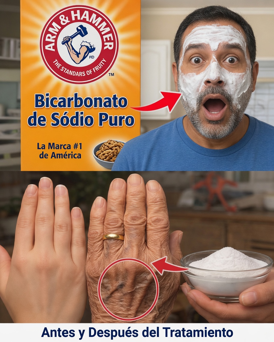 ¡El bicarbonato de sodio elimina todas las arrugas en solo 10 minutos, incluso a los 70 años!