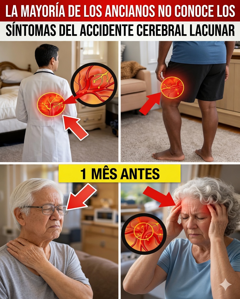 7 Señales de alerta de ACV lacunar en personas mayores de 60 años (casi nadie nota la #4)