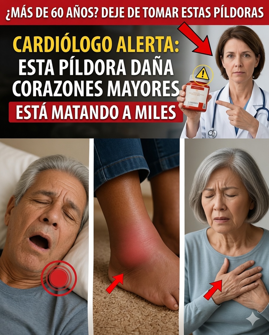 Alerta de cardiólogos: 5 medicamentos comunes que pueden perjudicar silenciosamente el corazón después de los 60 (y qué hacer en su lugar)