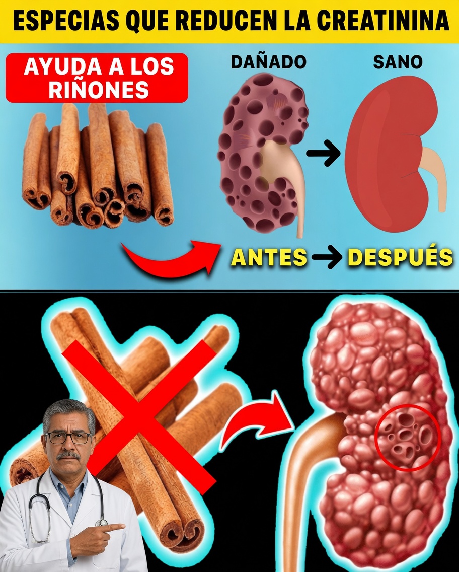 5 especias poderosas que pueden ayudar a reducir la creatinina de forma natural