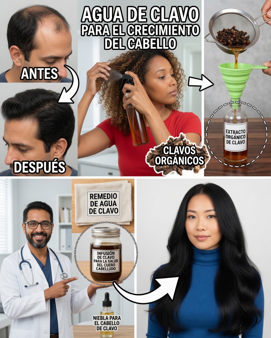 Romero y clavo: el secreto natural de 2 semanas para un cabello más fuerte y más grueso