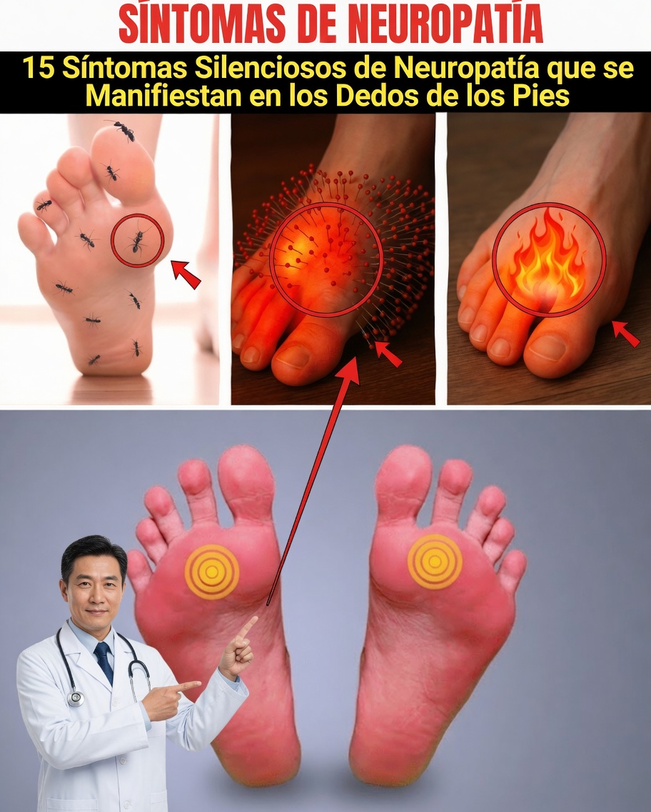 15 síntomas silenciosos de neuropatía que comienzan en los dedos de los pies: ¿estás pasando por alto estas señales tempranas de advertencia?