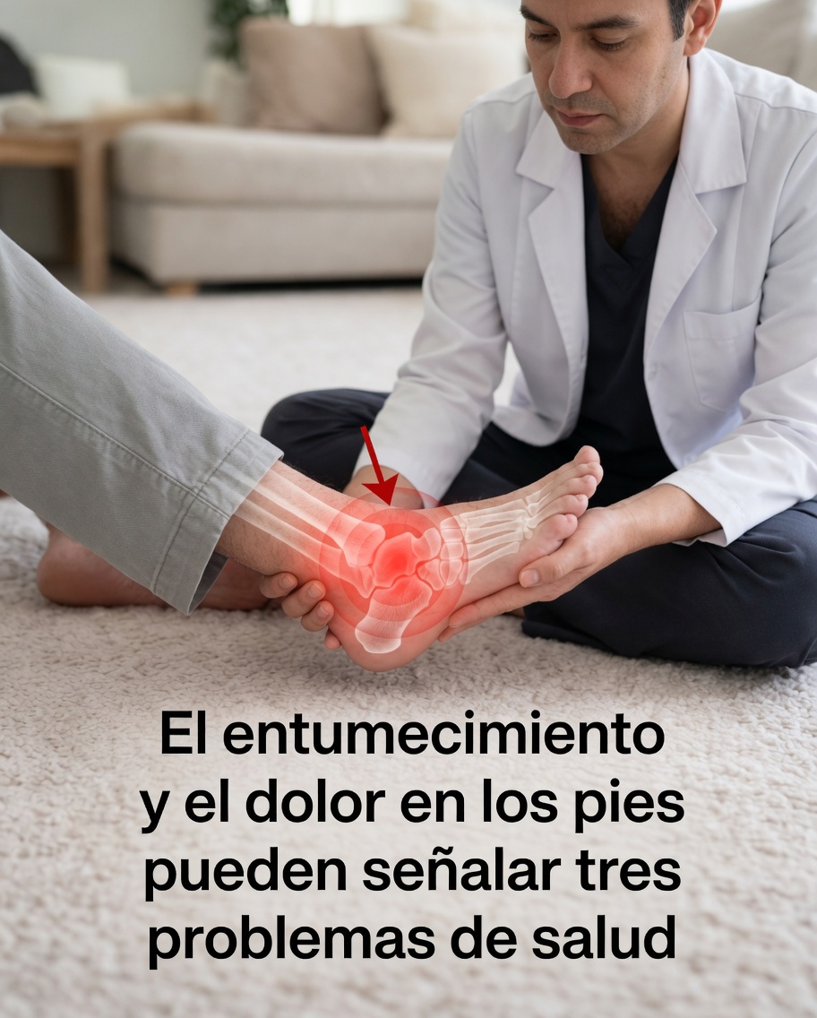 Entumecimiento y dolor en los pies: 3 problemas de salud que no debes ignorar