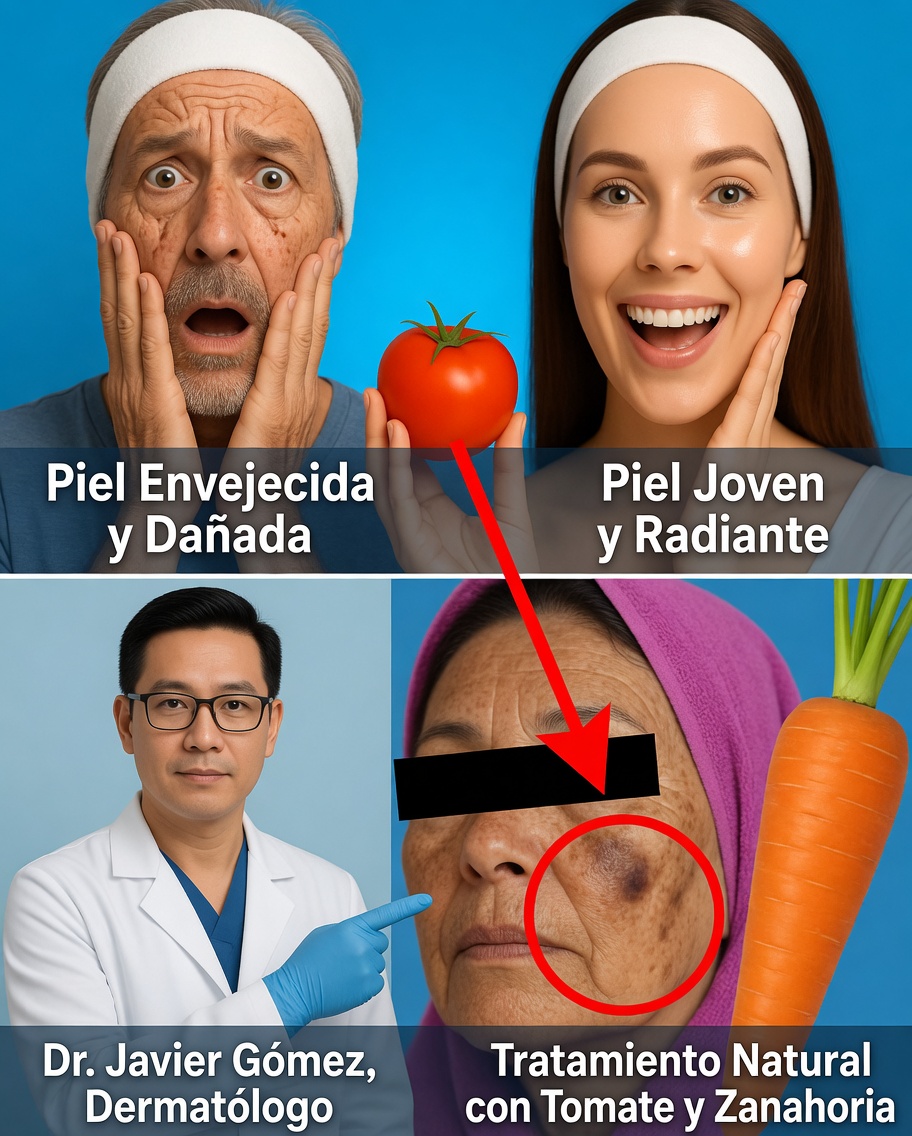 Las zanahorias y los tomates pueden hacerte parecer 10 años más joven, ¡incluso después de los 70!