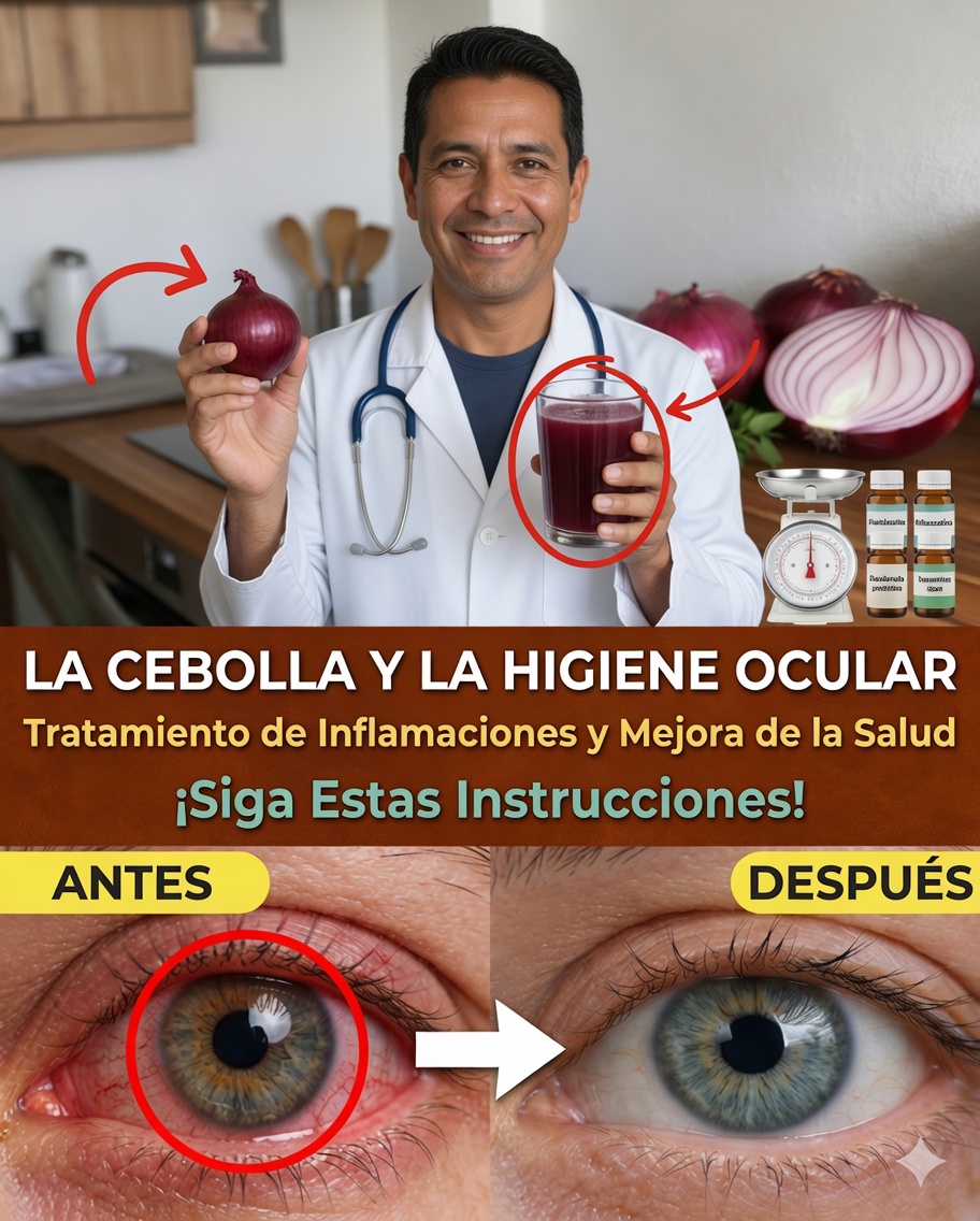 Cebolla para el confort de los ojos: por qué este simple hábito de 5 días en la cocina está llamando la atención silenciosamente