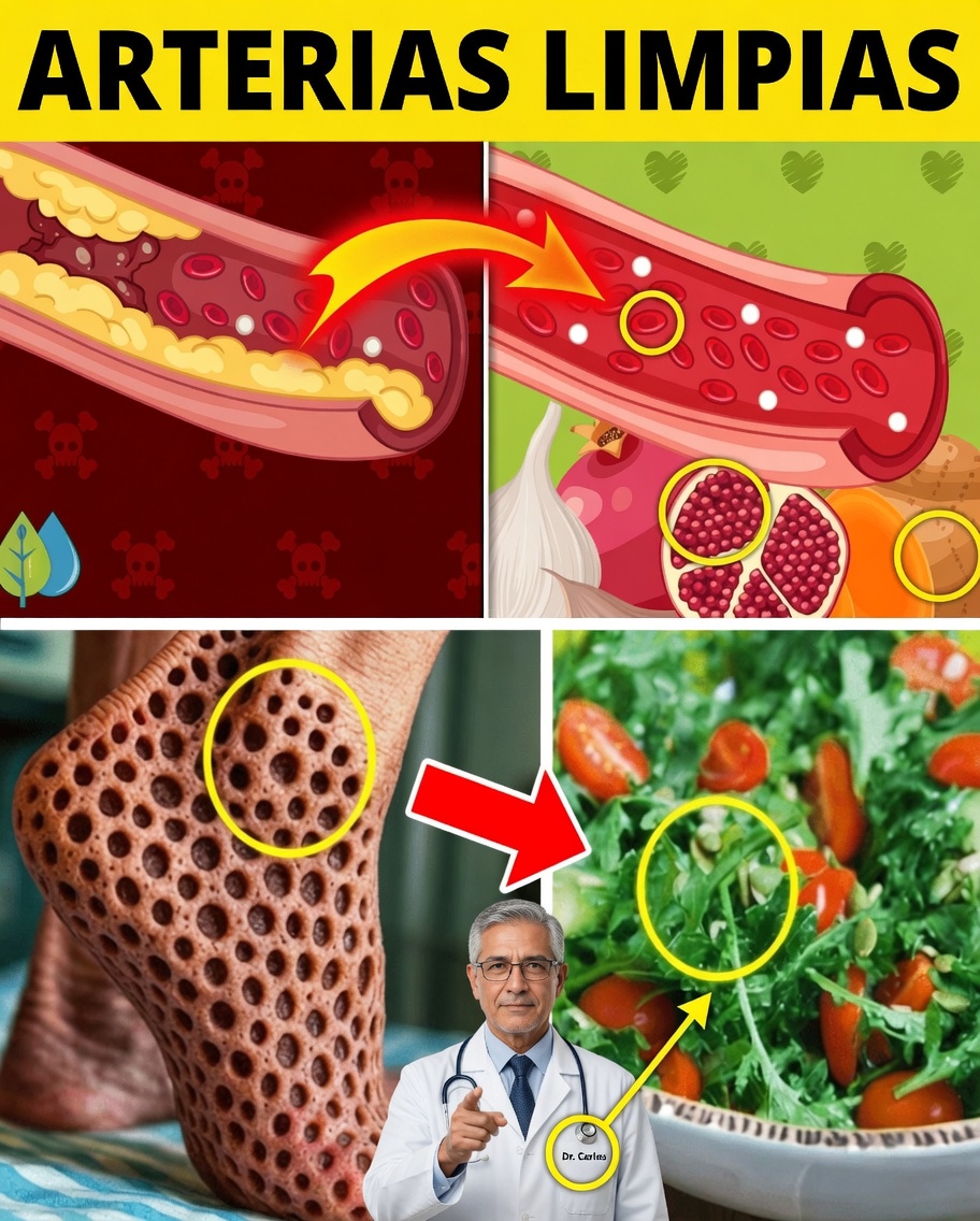 Desobstruye Naturalmente las Arterias de las Piernas con Esta Poderosa Comida Diaria
