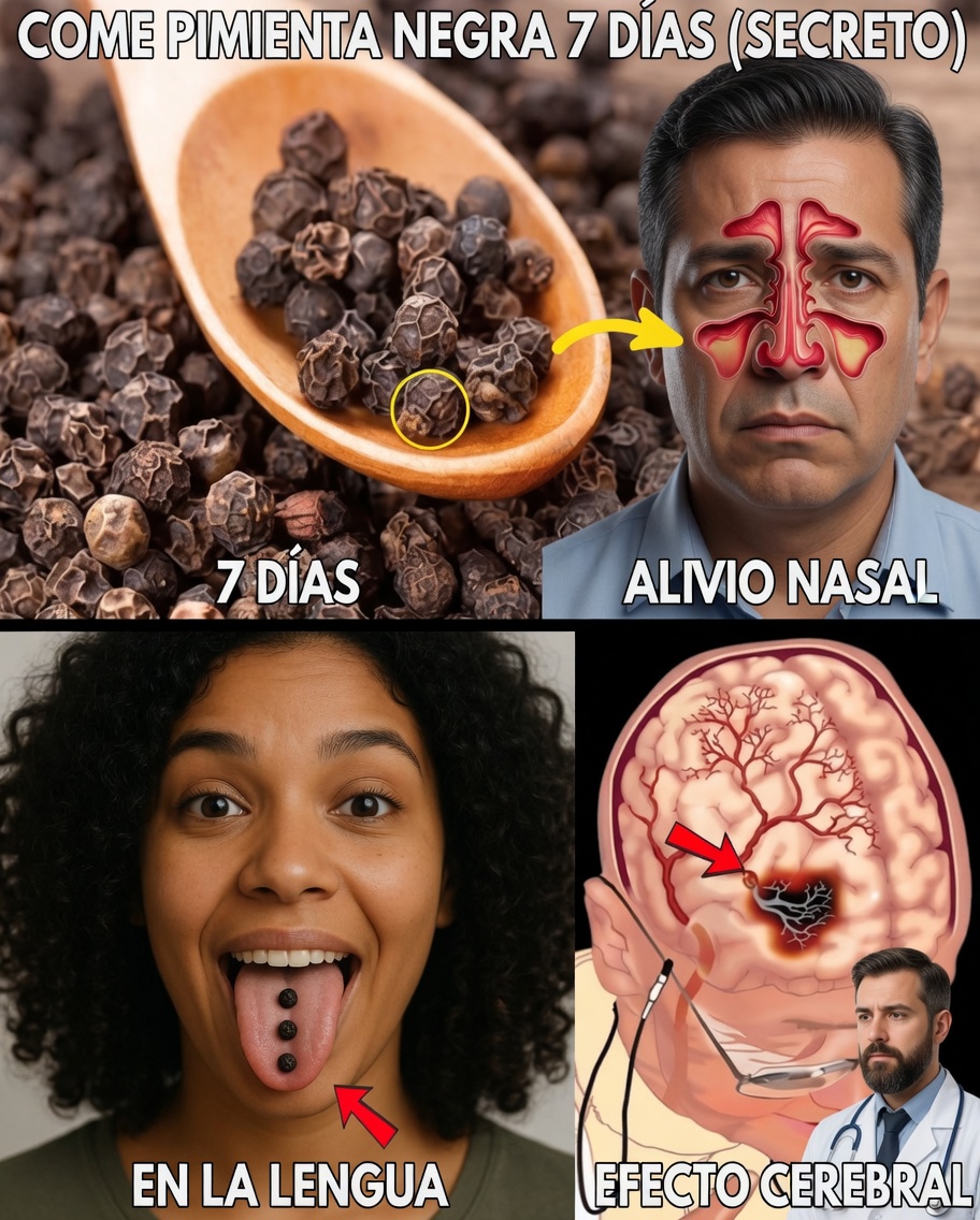 ¿Qué sucede cuando comes pimienta negra todos los días durante 7 días?
