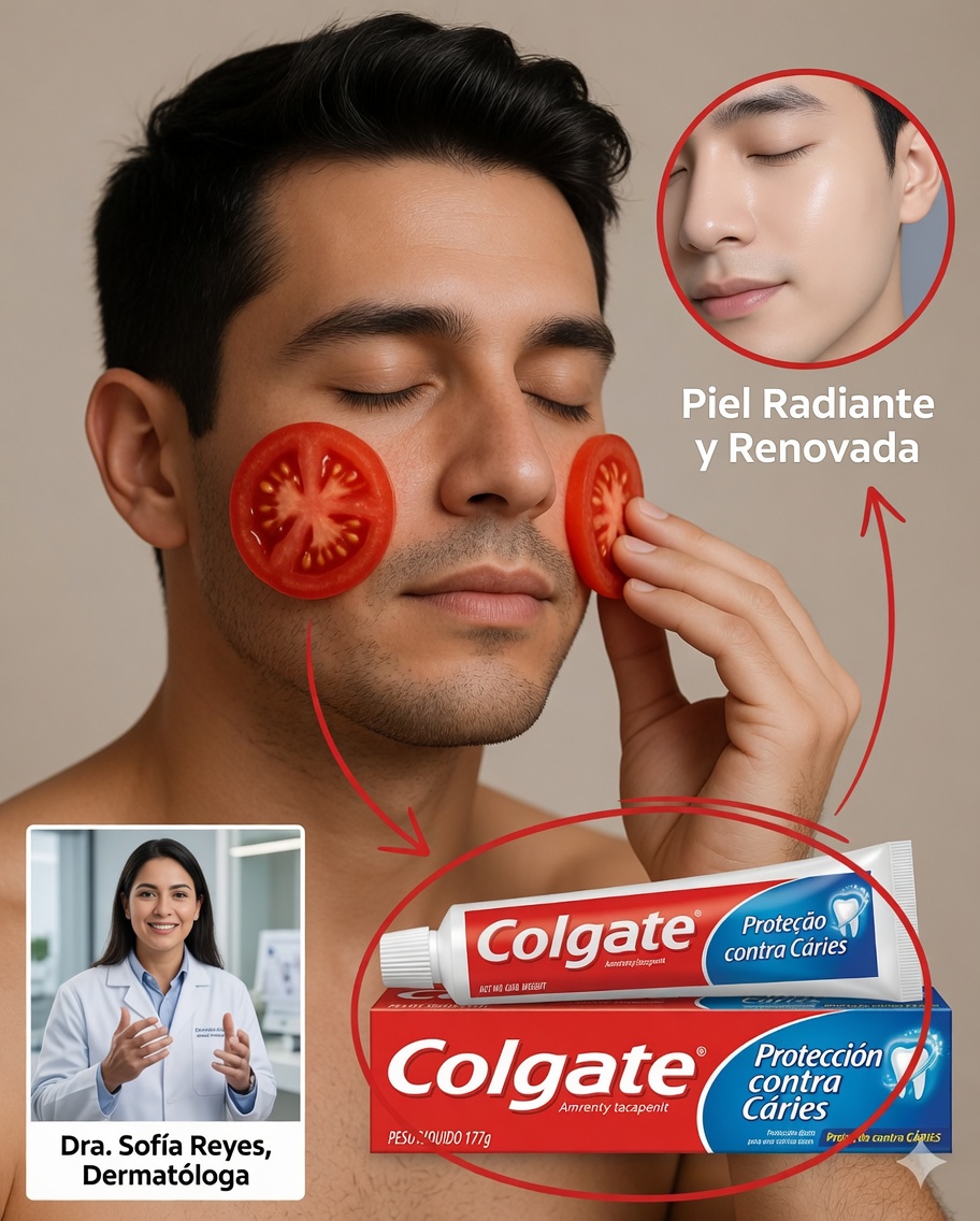 Truco con pasta de dientes Colgate para una piel más clara y radiante