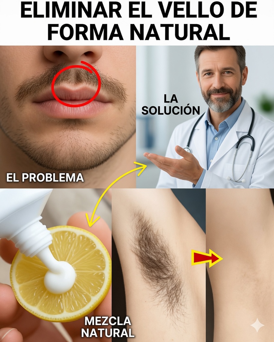 ¡Elimina el vello no deseado instantáneamente con limón y pasta de dientes!