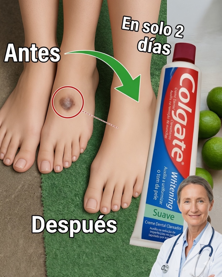 El sorprendente secreto de Colgate para unos pies más suaves