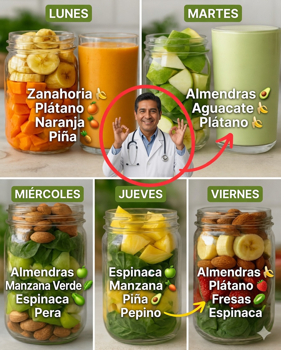 7 Recetas de Smoothies Vibrantes para Cada Día de la Semana