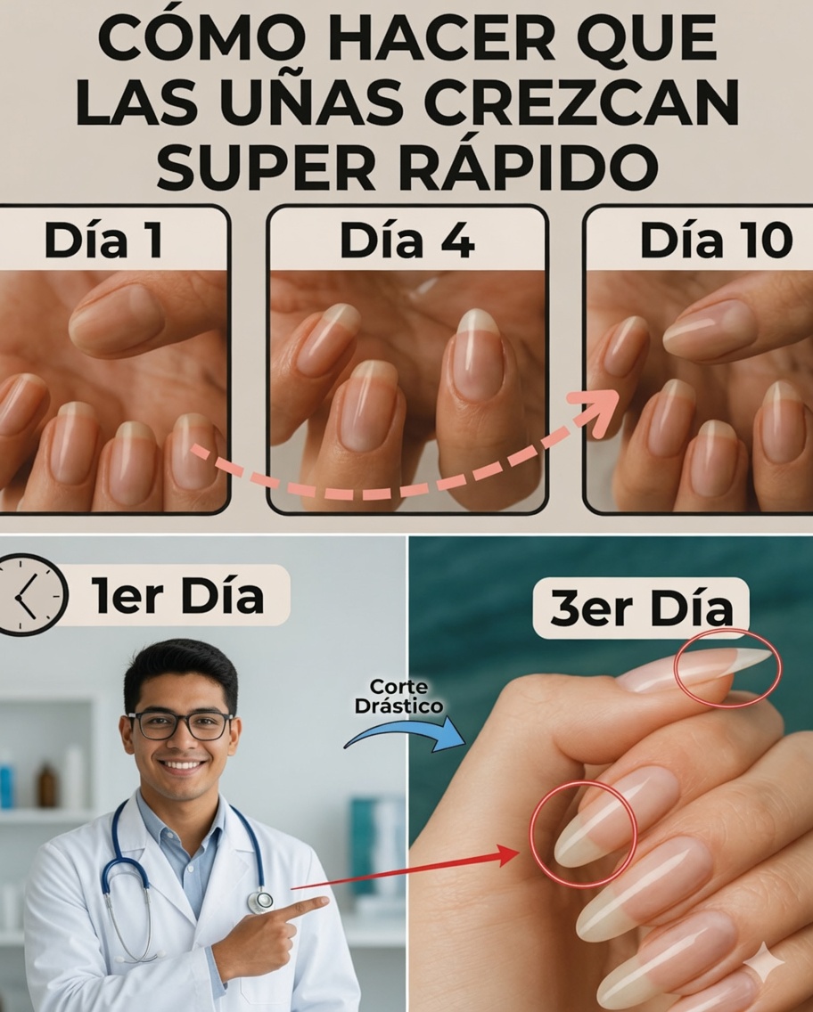 Cómo hacer que las uñas crezcan en solo 2 días