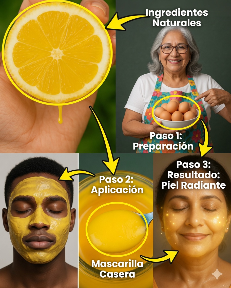 Mezcla de Limón y Huevo para una Piel Naturalmente Joven