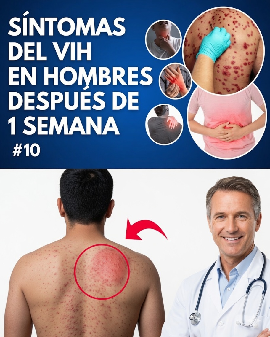 Signos del VIH en hombres una semana después de la exposición: síntomas tempranos que nunca debe ignorar
