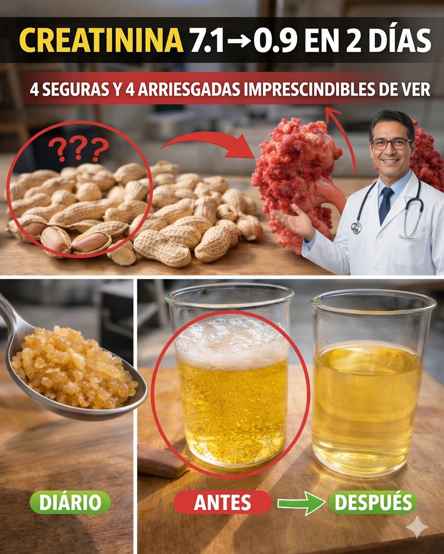 ¿La creatinina bajó de 7,1 a 0,9 en 2 días? Conoce 4 grasas saludables para los riñones y 4 que pueden ser arriesgadas