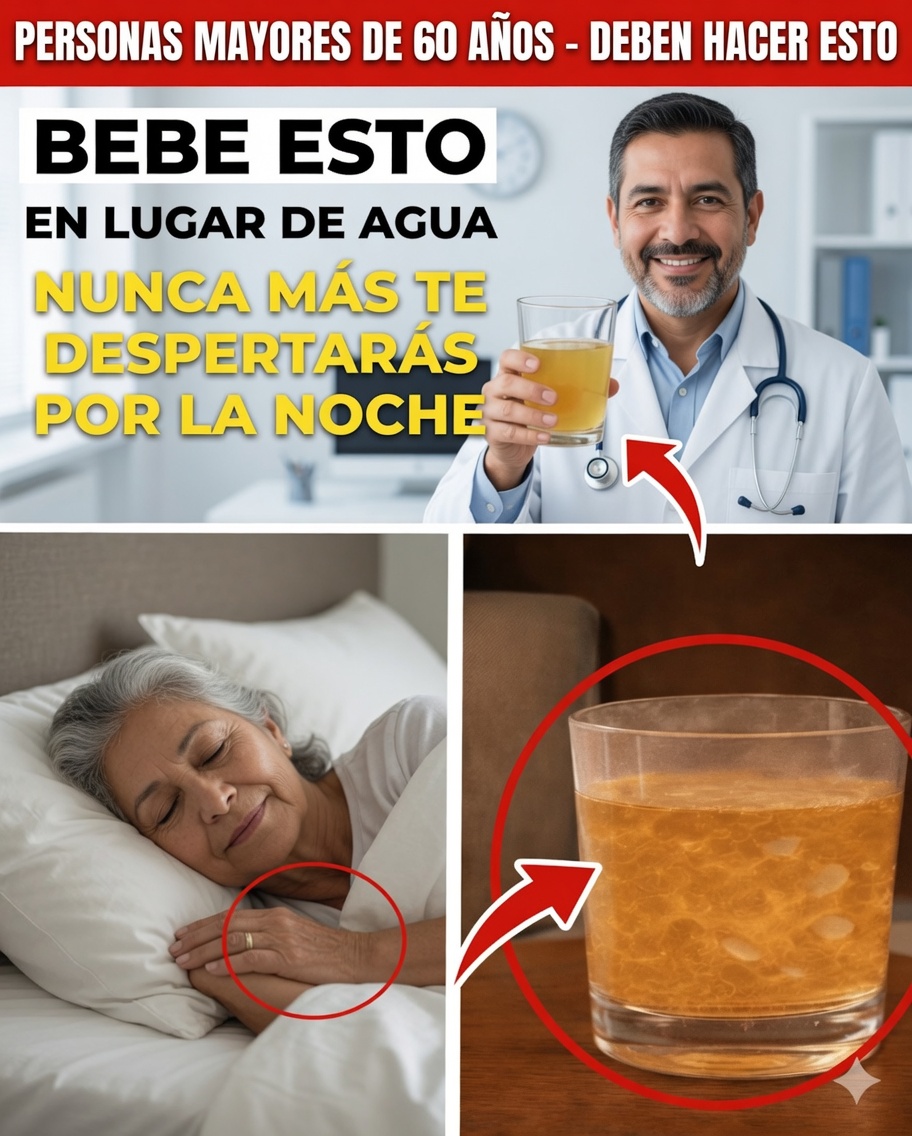 ADULTOS MAYORES: ¿No Puede Dormir Toda la Noche? Beba ESTO en Lugar de Agua para un Sueño Profundo Inmediato