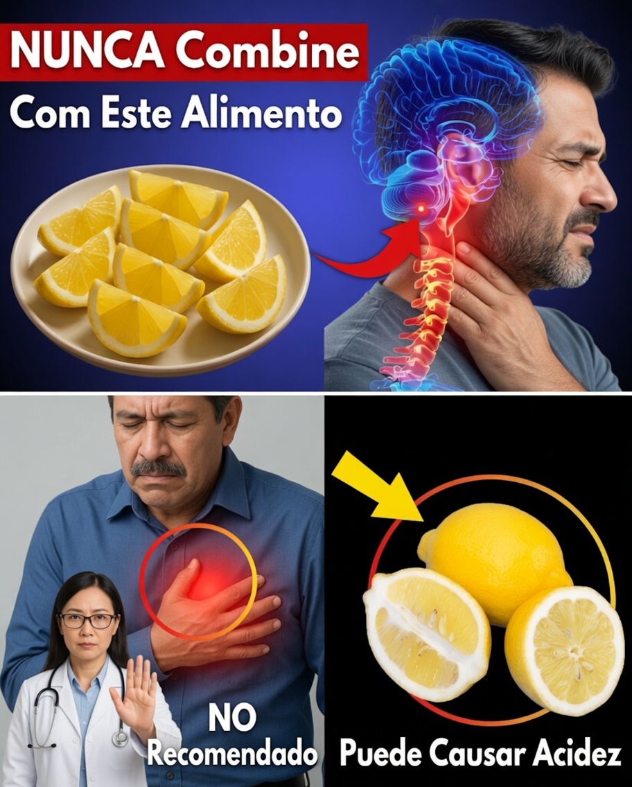 Cuando el limón se vuelve tóxico después de los 60: evite estas tres combinaciones de alimentos