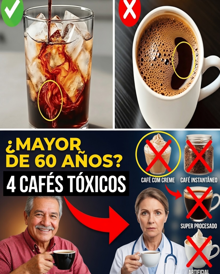 ¿Más de 60? 4 peores cafés que nunca debes beber y 4 mejores que deberían formar parte de tu rutina diaria