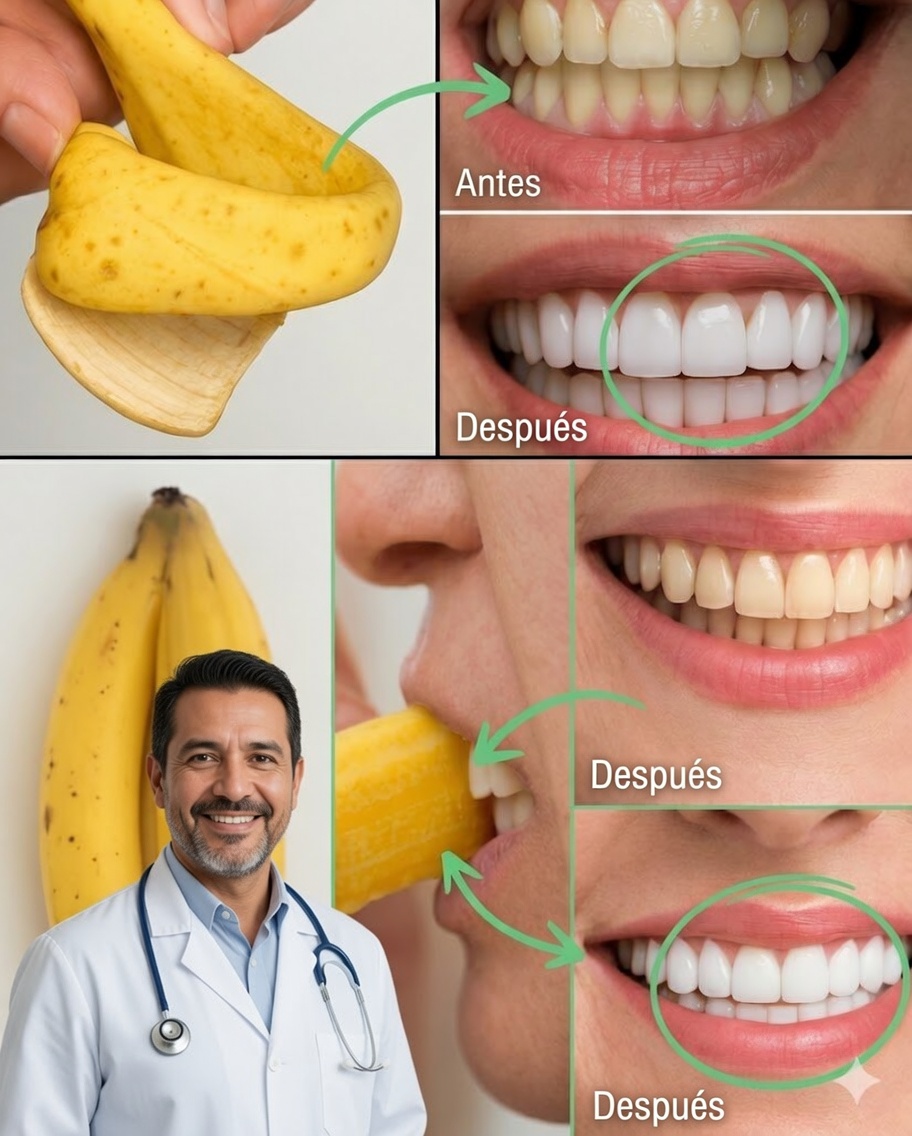 Ilumina tu sonrisa en solo 2 minutos con una cáscara de plátano