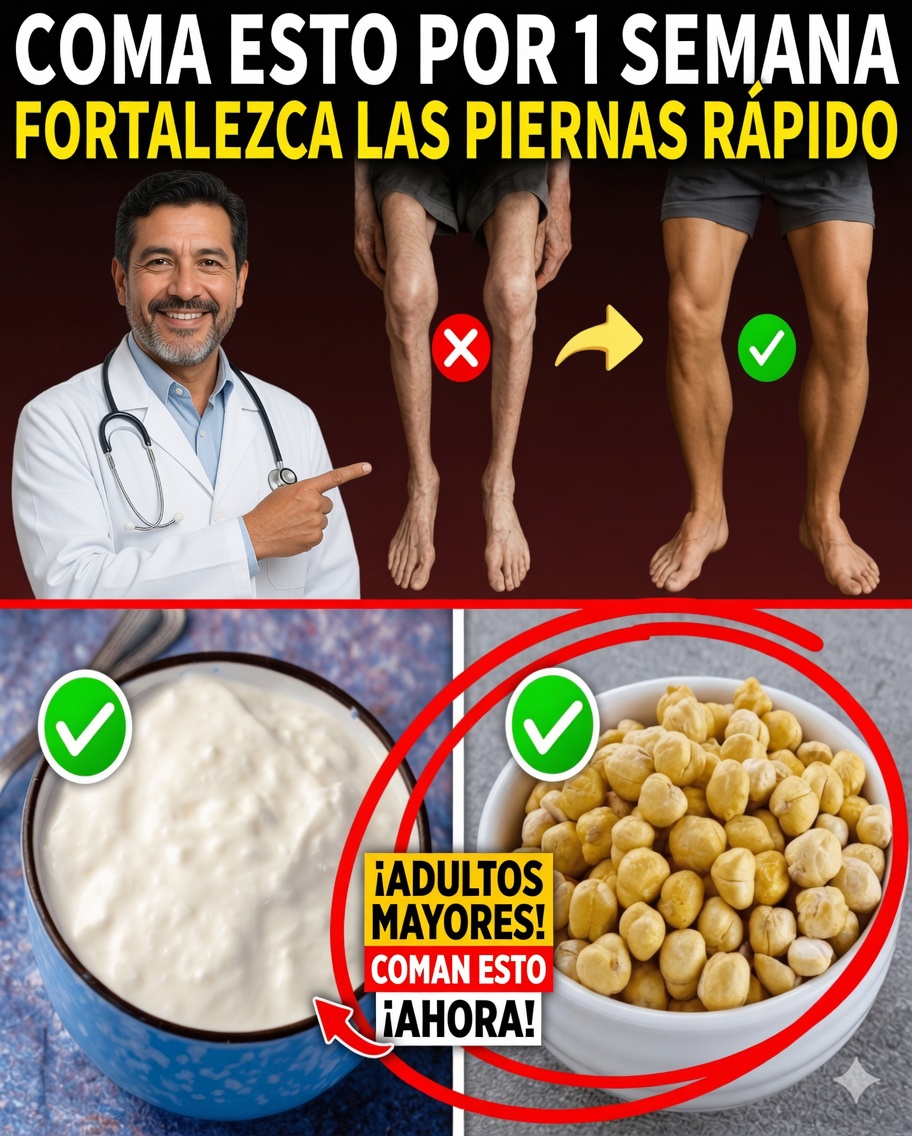 El secreto para piernas más fuertes después de los 60: descubre estas 3 poderosas bebidas naturales