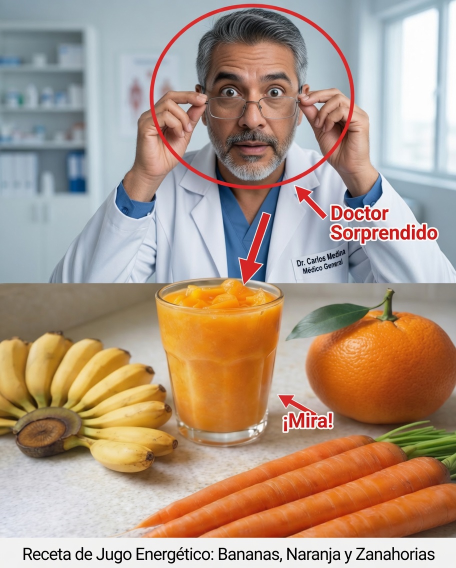 Un Batido Sencillo que Puede Ayudar a Tus Ojos: La Fuerza Natural de la Naranja, la Zanahoria y el Plátano