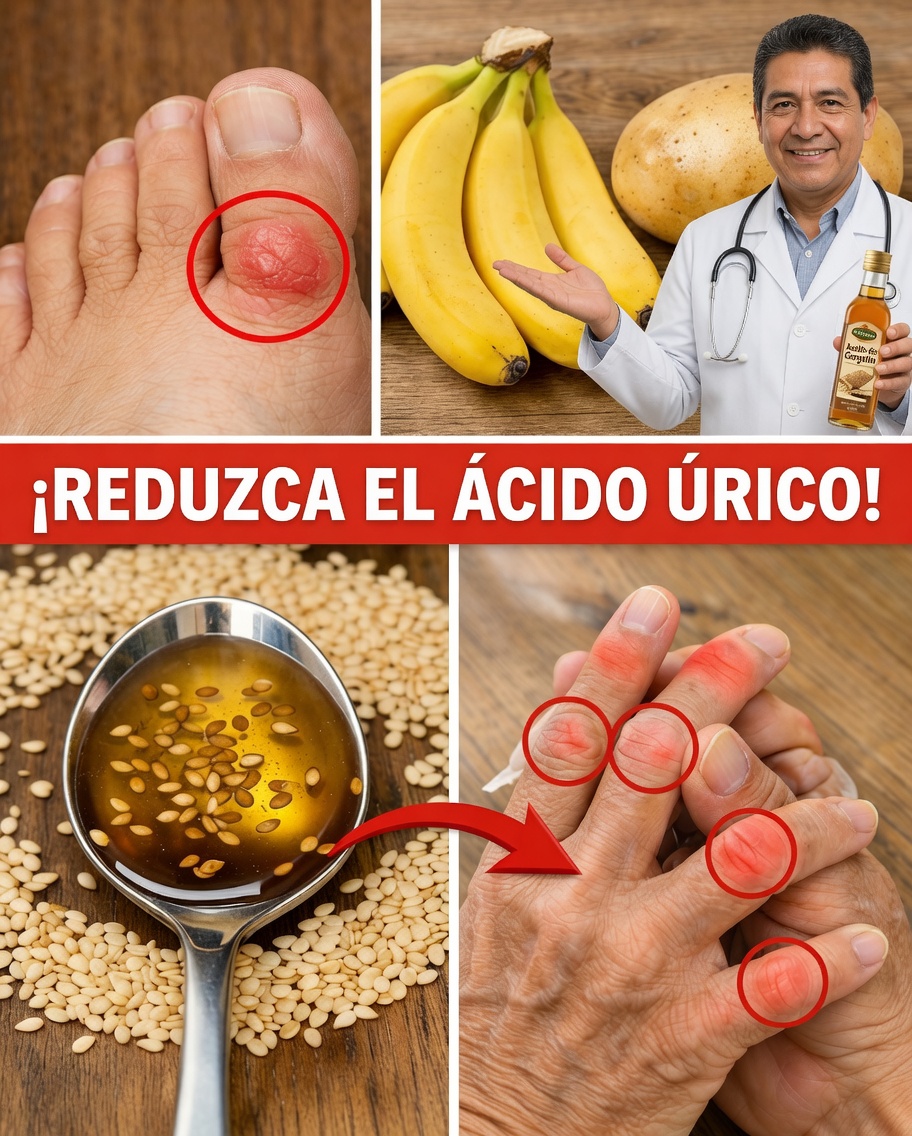 Los 8 mejores alimentos que pueden ayudar de forma natural a apoyar la reducción del ácido úrico