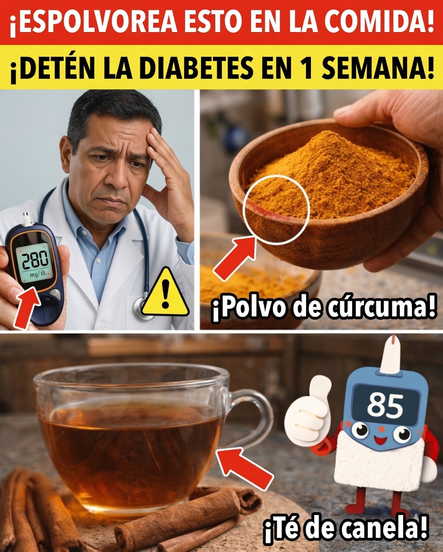 ¿Más de 60? Espolvorea ESTO todos los días y ayuda a estabilizar el azúcar en la sangre en solo 7 días