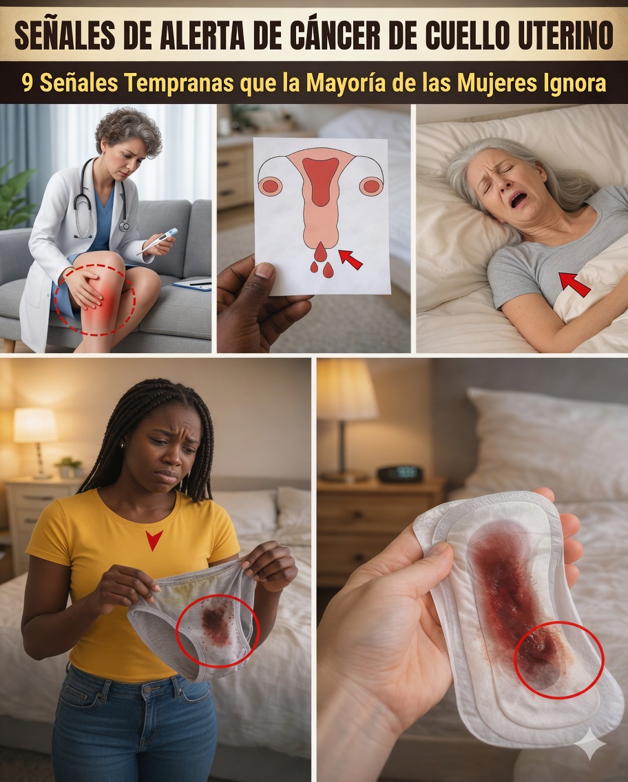 9 Señales de alerta temprana del cáncer de cuello uterino que muchas mujeres ignoran (y por qué escuchar a tu cuerpo puede salvarte la vida)