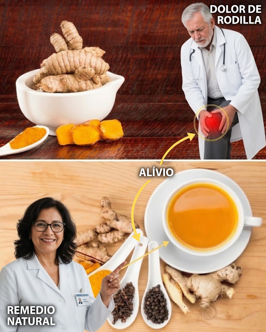 Alivio natural para el dolor de rodilla con solo 3 ingredientes poderosos