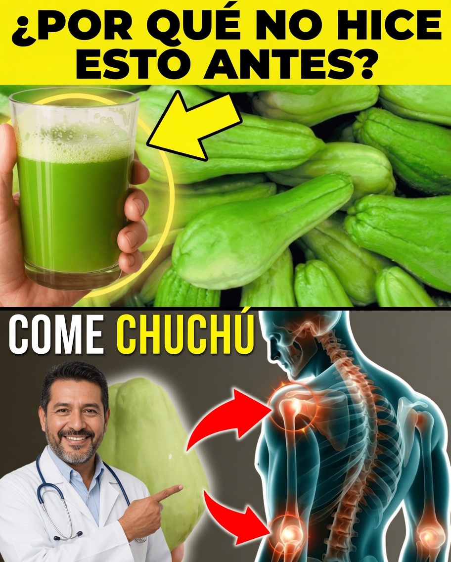 Chuchu: El superalimento oculto para aliviar dolores y mejorar la circulación