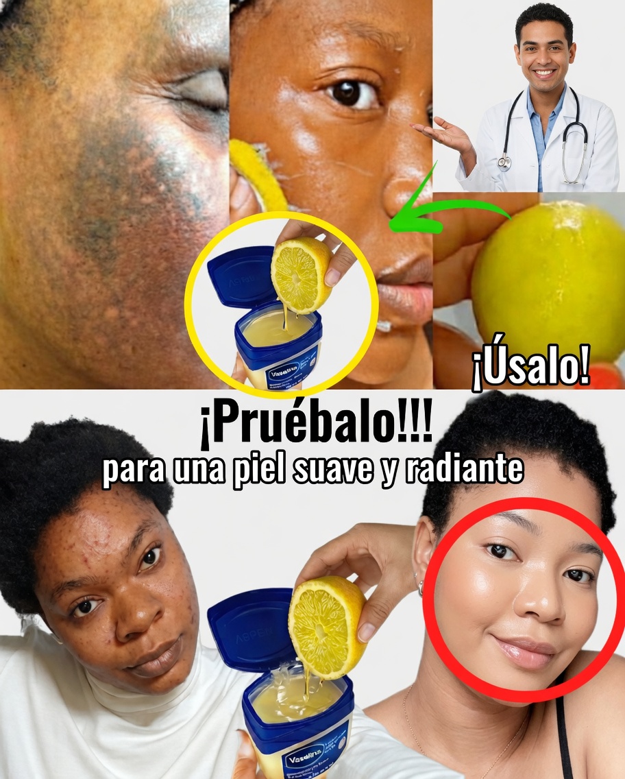 Vaselina y limón para una piel más clara y suave