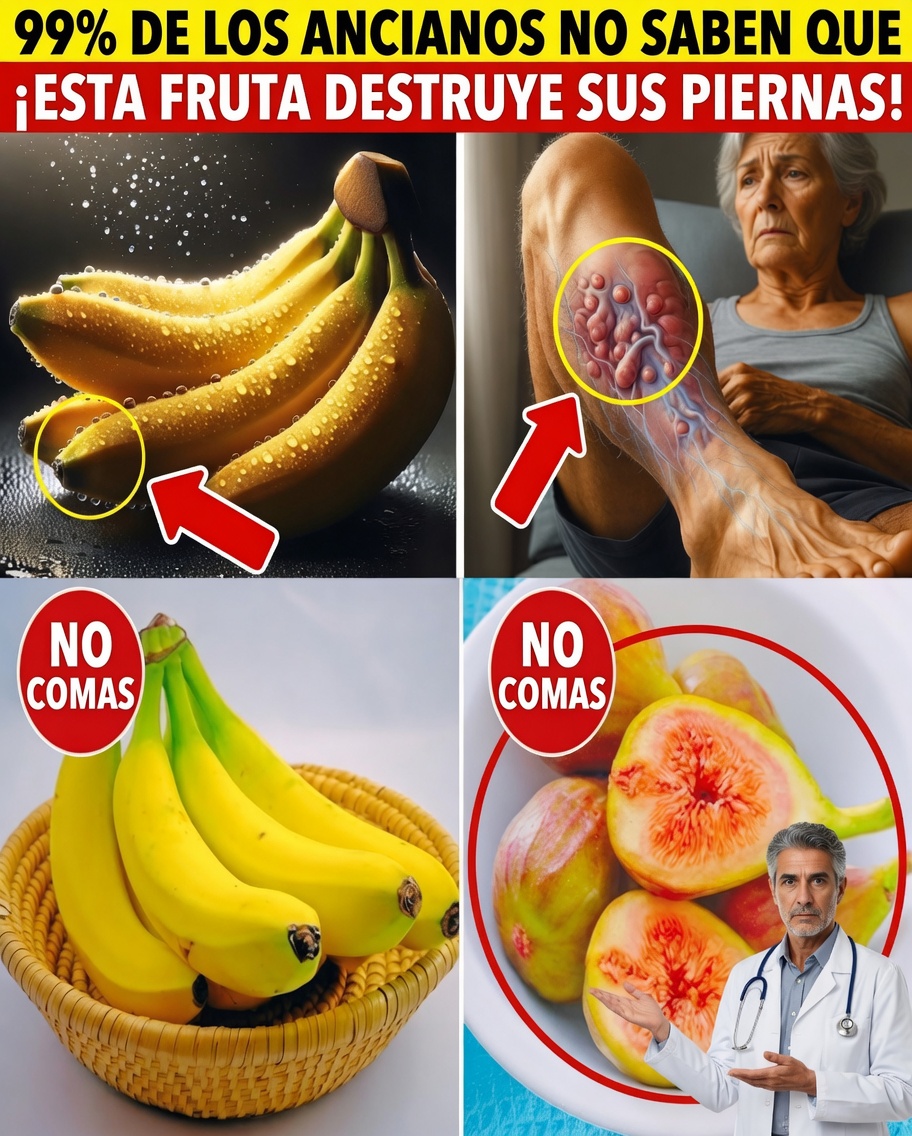 ¡Ancianos, cuidado! 7 frutas que pueden estar debilitando sus piernas (y 8 alternativas naturales para recuperar la fuerza)