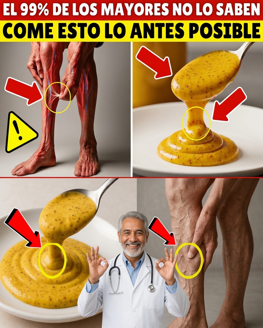 Mayores de 60 años: 7 alimentos naturales que pueden ayudar a detener los calambres en las piernas en minutos