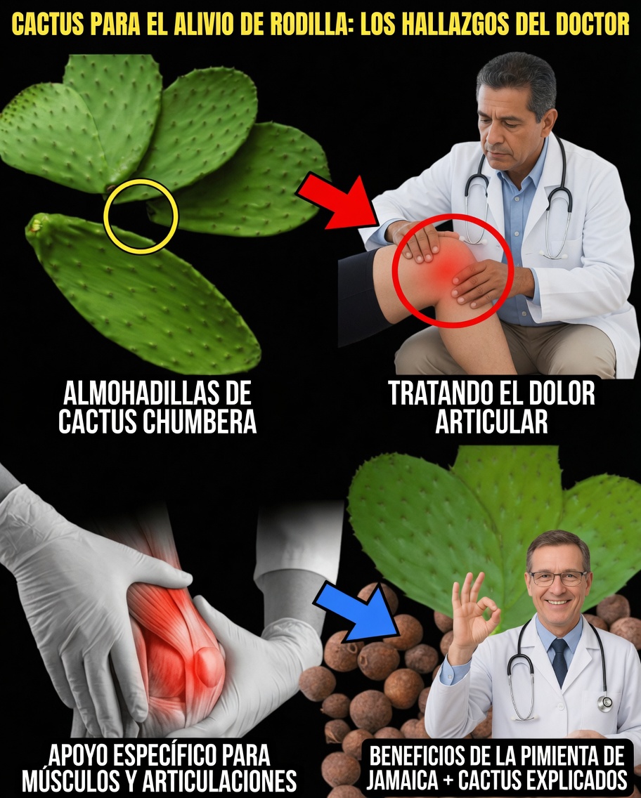 Poder antiinflamatorio: alivia la hinchazón articular y el dolor óseo con agua de nopal